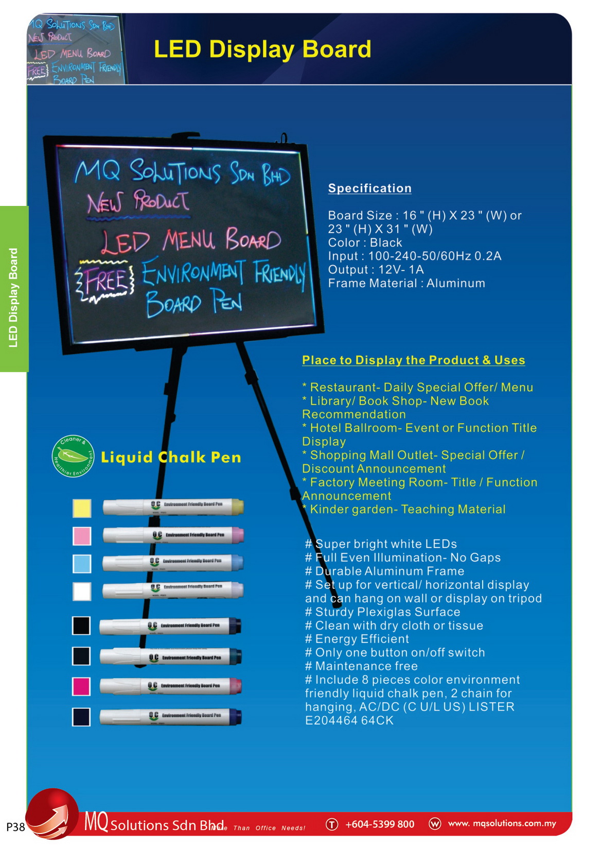 P38 Led Display Board My